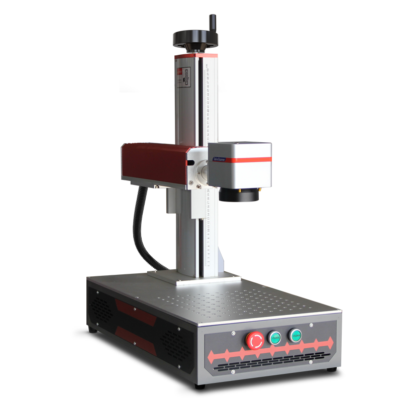 灰红桌面光纤激光打标机